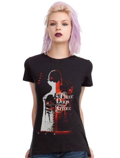 three days grace human shirt